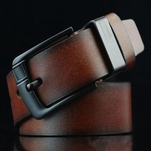 rival Top Quality Men & Women Leather Belt Fashion Brand belts for Men & Women Jeans Belt male strap231k