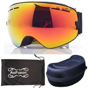 Skibrille Snowboard Professionelle Schnee Weitwinkelbrille mit Doppelschichten Antifog Uv400 Männer Frauen Schneemobil Googles Skibrille Frauen 8798