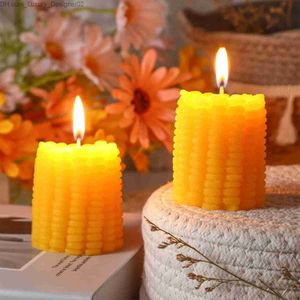 Candles Corns Decor Pillar Candles Fake Corn Scented Candles Soy Wax Corn CandlesHome Table Birthday Decorations Bluebell Fragrance Q240127