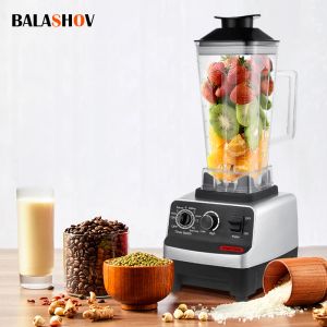 Blenders 2000W Timer commerciale pesante Blender Fruit Fruit Fumore Fuggiri Ice Mixer Mixer Fuce Juice Maker Crusher Crusher