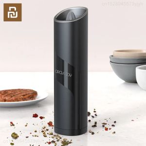 ミルズYouPin Electric Grinder Black White Pepper粗塩コショウの粉末調味料のキッチン研削ツールにBBQを調理する