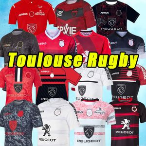 2023 Toulouse 럭비 유니폼 홈 어웨이 티셔츠 툴루즈 럭비 셔츠 S-5XL