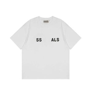 Essentialsweatshirts Men t Shirts Designer t Shirts Mens Womens Letter Print Graphic Tee Fashion Casual Loose American Short Sleeved Top Cotton Simple Plus Size Tee