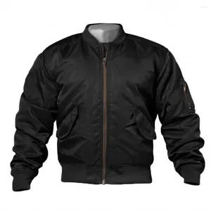 Jaktjackor Sports Training Jacket Windproect Overized Men's Cotton Motorcykel som kör avslappnad dragkedja Långärmad baseball