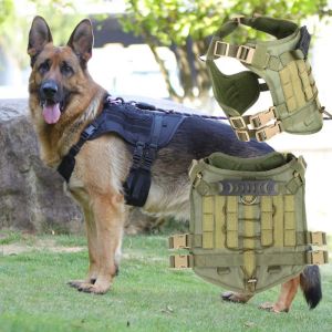 Collars New Oxford Cloth Dog Harness Adjustable Medium Large Naughty Dog Vest Safety Vehicular Lead Walking Running Dog Pet Supplies
