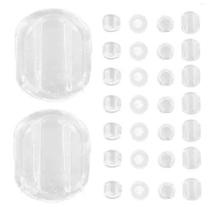 Backs Earrings 100 Pcs Pain Pad Ear Clip Accessories Miss Silica Gel Screw On Replacements