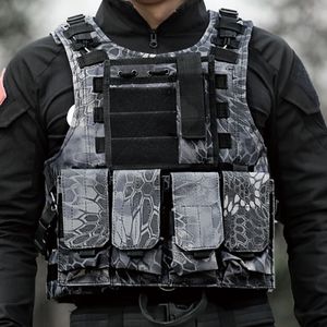 الجعة التكتيكية العسكرية Airsoft Assault Molle Step Equipment Outdoor Complage Hunting Seamflage Vest Combat Weistcoat 240125