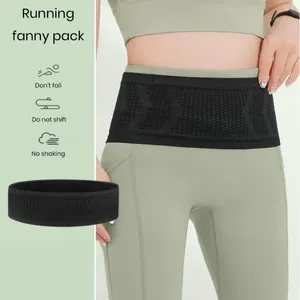 Taillenhalterung Fanny Pack Wear Resistant Elastic Sweat Absorption Item Storage Nylon Sport Workout Fitness Bag