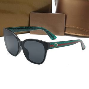 مصمم فاخر للنساء Ggities Sunglasses الفاخرة Ggities Sun Glasses UV400 حماية الرجال العلامة التجارية للأزياء العلامة التجارية الرجعية مع صندوق