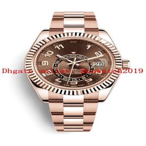 20 스타일 판매 고품질 시계 42mm Sky-Dweller Asia 2813 기계식 자동 남성 326935 326939 326135 326934 Watches250J