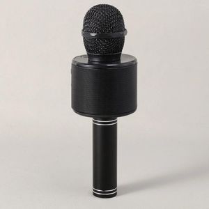 Mikrofoner multifunktionsledande trådlöst hem med ljudmikrofonmikrofon (svart)