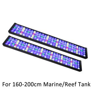 Iluminações luz de aquário espectro completo programável led iluminação de aquário para luz de tanque de peixes marinhos