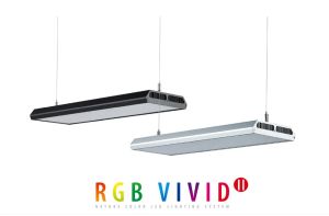 Lysningar Chihiros RGB Vivid Aquarium LED Light Water Plant växer med inbyggd Bluetooth -kontroller med spegel med spegel