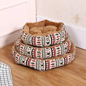 Carrier Cat Nesting Basket House Cats Dog Bed Super Soft Washable Pet Mat Sleeping Bag Lounger för liten/medelhund Cama Perro