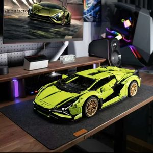 Blocchi di auto Supercar di lusso 3696 pezzi Tecnici Sian Building compatibili 42115 MOC Progetto modello di mattoni per adulti Auto sportive Giocattoli Ragazzi Regali 230830