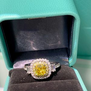 Pierścień Pierścień Pierścień Luksusowe pierścionki biżuterii dla kobiet Wysokiej jakości litery klasyczne diament