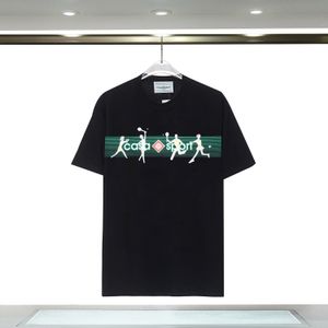 男性TシャツデザイナーカサブランTシャツファッションメンカジュアルTシャツ男服ストリートTシャツテニスクラブカサブランカショーツスリーブ服ラグジュアリーシャツS-2XL 9Q