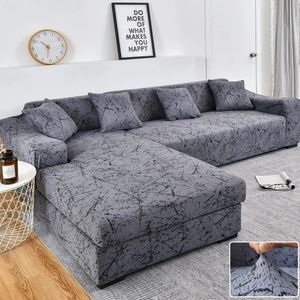 Copridivano elastici per soggiorno Copridivano geometrico per animali domestici Fodera per chaise longue a forma di L 1234Seat 240127