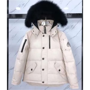 Mens Down Canada Jackets Mooses Knuckles Jacket Coats Windproof Overcoat Waterproof Snow Proof Puffer Thick Colla Real Wolf Fur Mooses Knuckles 1061