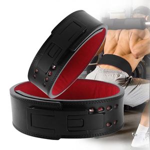 Waist Support Gym Lever Weight Lifting Leather Belt Powerlifting Lower Back For Weightlifting Deadlifts Squats Cloud