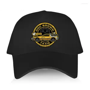 Top Caps Erkekler Yaz Beyzbol Kapağı Siyah Pamuk Bitkar Şapka Günlük Stil Doc Brown Taxis Yawawe Kamyon UNISEX SOĞUK DIŞ BOY