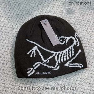 Grotto toque örme Arcterx şapka kaşmir şapka ark tasarımcı şapkası kadın erkekler beanie moda örme şapka antik kuş logosu 838