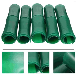 Decorative Flowers 5 Pcs Sewer Pipe Simulated Bamboo Skin Decor Guard Sleeve Plastic Artificial Tube