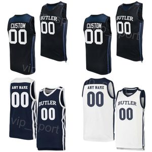 Butler Basketball College 11 Jahmyl Telfort Jersey University 5 Posh 4 DJ Davis 23 Andre Screen 22 Connor Turnbull Pierre Brooks Nome personalizzato Numero Uomo Gioventù Donna