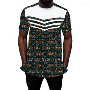 Этническая одежда, нигерийские модные мужские рубашки с коротким рукавом, восковые/белые лоскутные топы, современный дизайн, индивидуальный африканский мужской наряд