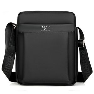 Kangaroo Luxury Brand Business Messenger Bag Uomo Borsa a tracolla in pelle da uomo Borse a tracolla Maschio Oxford Casual Piccola patta per IPAD 240119