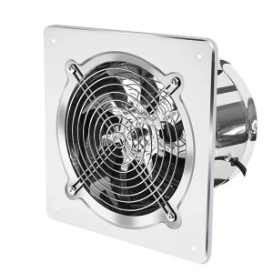 Fans 6''7''8'' Booster Fan Extractor Exhaust fan Ventilation Pipe Fan for Bathroom Toilet Kitchen Wall Window Stainless Steel Fan