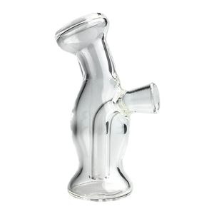 3.2 inch Glass Blunt Bong Bubbler Thick Pyrex Colorful Martian Glass Smoking Water Pipes for Tobacco Dry Herb Hand Bong Water Smoking Pipe Glass Bowls