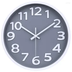 Zegary ścienne Silent Akumentalne Bateria - Kuchnia Duży zegar Idealna dekoracja do wystroju salonu w łazience