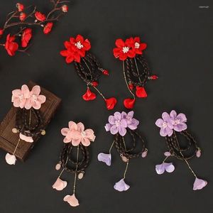 Hair Accessories Chinese Style Clip Girl Year Headdress Child Baby Wig Hairpin Bow