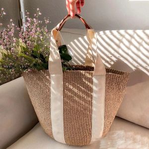 Designer bag tote bag handbag shoulder bag hand woven fashion large capacity shopping bag travel bag