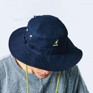 Kapity kulowe czapki Kangol Utility dżungla Kangaroo Outdoor Bucket Mężczyźni i kobiety