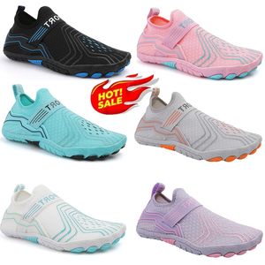 Outdoor Barefoot Swimming Shoes Diving Single Shoes Wading Beach Shoes Fitness Cycling Shoes Mountaineering Five Finger Creek Tracing Shoe size 36-45