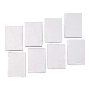 60pcs Cardboard Necklaces Earrings Rings Set Boxes Rectangle White Black Gifts Presents Storage Display Jewelry Box 9x6.5x2.8cm 240123