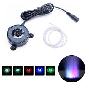 Belysningar LED Aquarium Air Bubble Light Waterproof Fish Tank Light Colorful Light for Aquarium Diving Lamp Fish Tank Decor Lamp