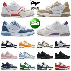 Kvinnor Mens Causal Shoes Women Luxury Black White Green Blue Mens Kvinnor Luxury Velvet Suede Trainer Sneaker