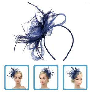 Bandane Mesh Tea Party Hat Fascinator Cappelli per donne Fascinators per capelli Mollette da sposa in seta da donna