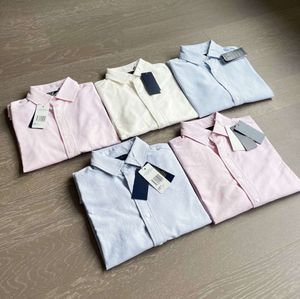 Zheng Xiujing Ralph RL Warhorse Bordado Angustiado Clássico Algodão Oxford Camisa Casual Polo Para Mulheres Camisa Social