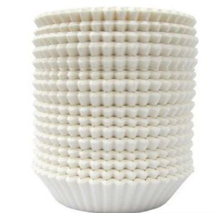 Baking Liners White Standard Baking Cups 500ct muffin cupcake liner candy cups XB1292m