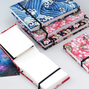Malzemeler Japonya 300g Pamuk Suluboya Kağıt Çizim Kitabı 200x135mm Sıcak Damgalama Eskiz Kitabı Boyama Seyahat El Kitabı Eskiz Pedi