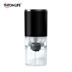 Grinders Tinton Life Electric Coffee Grinder Outdoor Camping Portable Ceratible Profession Ceramic Grinding Core Food Grinder