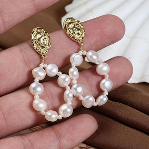 Dangle Earrings MeiBaPJ Personalized Design Natural Fashion Baroque Pearls Drop 925 Silver Fine Wedding Jewelry For Women