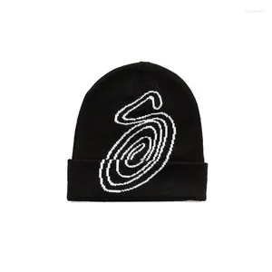 Berets listrado padrão chapéus para unisex mulher homem inverno malha gorro bonés mais quente esporte esqui bonnet feminino hip hop capcaps