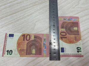 Kopiera pengar Faktiska 1: 2 Storlek 50% Party Bar Prop Coin Simulation 10 20 50 100 200 500 Euro Pound Fake Toy Film och Tele SFODQ