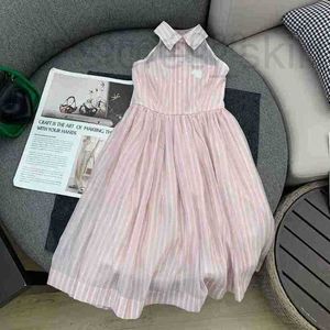 Urban Sexy Dresses Designer 24 Spring/Summer Sweetheart Pink Vertical Stripe Off Shoulder Hanging Neck Back Waist Wrapped Bunny Dress for 63XW