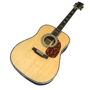 41-дюймовая 6-струнная акустическая гитара с профилем из цельного дерева серии D45
